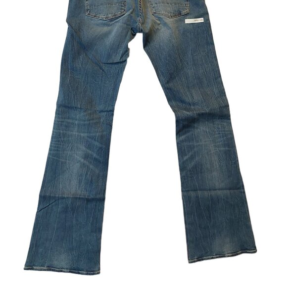 G-Star Raw 3301 Bootcut Medium Aged Denim Blue Jeans 26 NWT - Picture 7 of 12